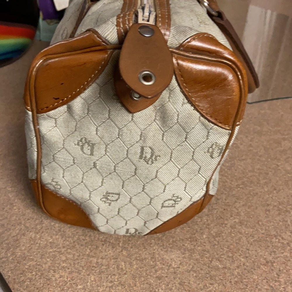 Dior Vintage Honeycomb Satchel - Picture 2 of 16